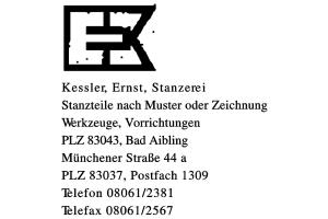 Kessler, Ernst Stanzerei Kessler, Ernst Stanzerei