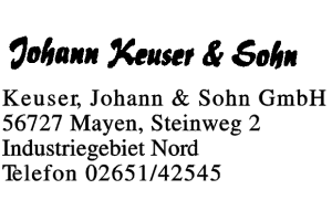 Keuser, Johann & Sohn GmbH