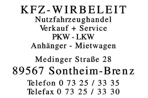 KFZ-Wirbeleit KFZ-Wirbeleit