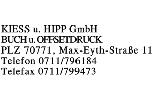KIESS u. HIPP GmbH