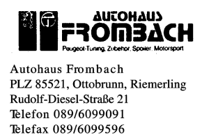 Autohaus Frombach