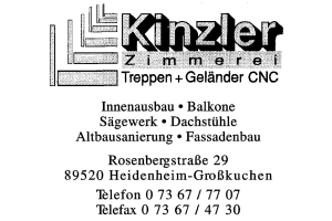 kinzler Zimmerei, Treppen + Geländer CNC