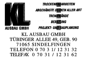 KL Ausbau GmbH KL Ausbau GmbH