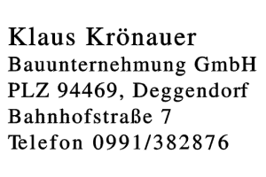 Klaus Krönauer Bauunternehmung GmbH