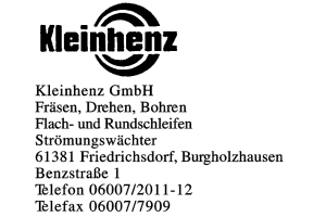 Kleinhenz GmbH Kleinhenz GmbH