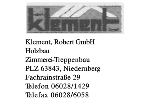 Klement, Robert GmbH