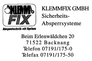 Klemmfix GmbH Klemmfix GmbH