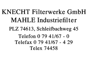 knecht filterwerke
