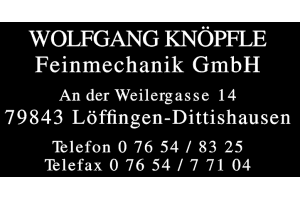 Knöpfle, Wolfgang Feinmechanik GmbH