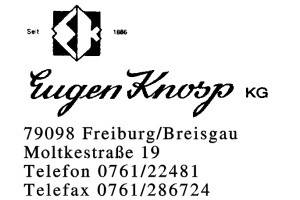 Knosp, Eugen KG