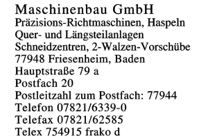 Kohler Maschinenbau GmbH