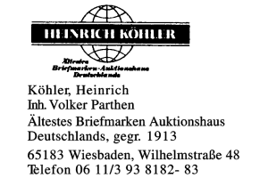 Köhler, Heinrich Inh. Volker Parthen