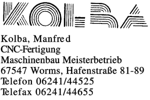 Kolba, Manfred GmbH