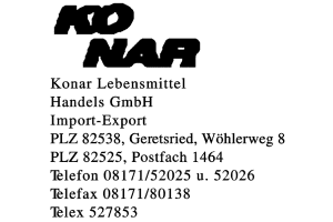 Konar Lebensmittel Handels GmbH