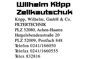 Köpp, Wilhelm GmbH & Co.