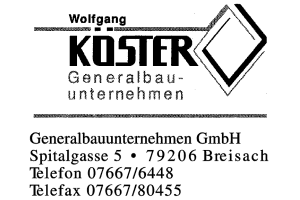 Köster, Wolfgang Generalbauunternehmen GmbH