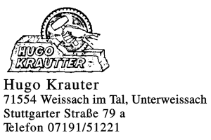 Krauter, Hugo
