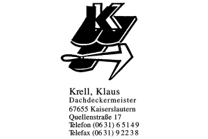 Krell, Klaus Dachdeckermeister Krell, Klaus Dachdeckermeister