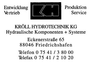 Kröll Hydrotechnik KG