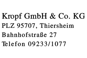 Kropf GmbH & Co. KG