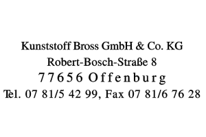 Kunststoff Bross GmbH & Co. KG