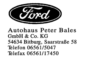 Autohaus Peter Bales GmbH & Co. KG