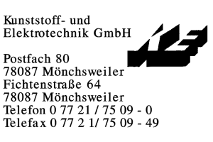 Kunststoff- und Elektrotrchnik GmbH