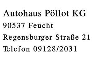 Autohaus Pöllot KG