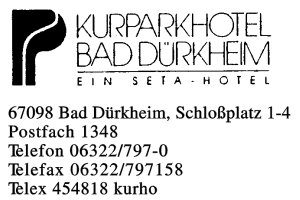 Kurparkhotel Bad Dürkheim Kurparkhotel Bad Dürkheim
