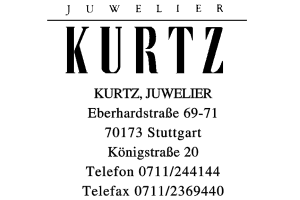 KURTZ, JUWELIER