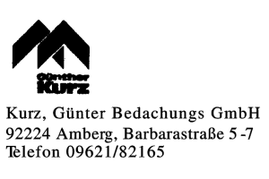 Kurz, Günter Bedachungs GmbH Kurz, Günter Bedachungs GmbH