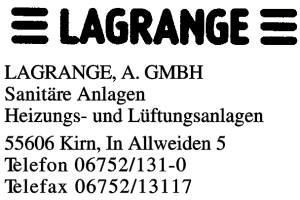 LAGRANGE, A. GMBH