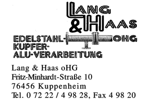 Lang & Haas oHG