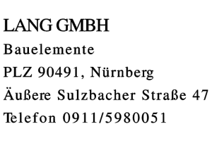 Lang GmbH