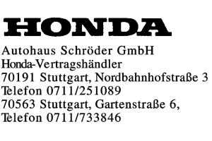 Autohaus Schröder GmbH Honda-Vertragshändler