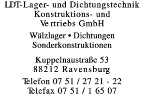 LDT-Lager- und Dichtungstechnik Konstruktions- und Vertriebs GmbH