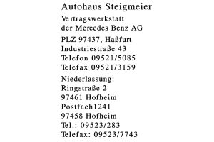 Autohaus Steigmeier Autohaus Steigmeier