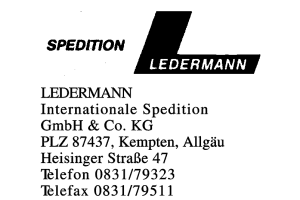 LEDERMANN Internationale Spedition GmbH & Co. KG