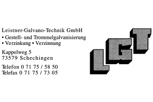 Leistner-Galvano-Technik GmbH Leistner-Galvano-Technik GmbH