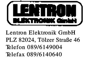 Lentron Elektronik GmbH