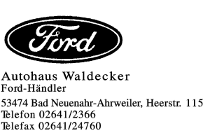 Autohaus Waldecker Ford-Händler