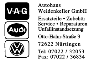 Autohaus Weidenkeller