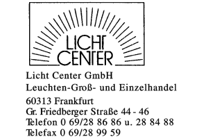 Licht Center GmbH Licht Center GmbH