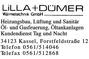 LILLA + DÜMER Wärmetechnik GmbH
