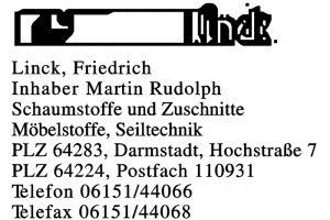 Linck, Friedrich