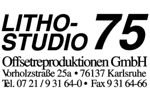 LITHO-STUDIO 75 Offsetreproduktionen GmbH