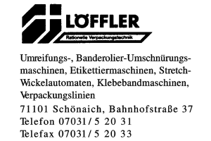 Löffler Rationelle Verpackungstechnik