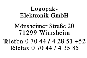 Logopak-Elektronik GmbH