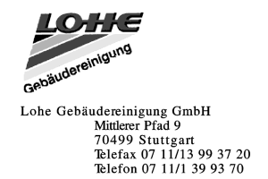 LOHE Gebäudereinigung GmbH