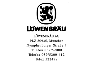 LÖWENBRÄU AG